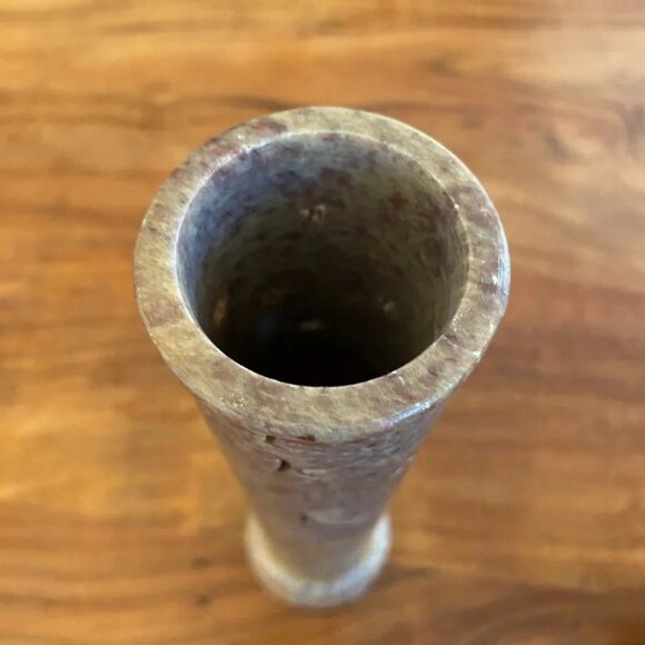 Soapstone Incense Burner 12in High Decorative Celestial Zodiac Moon Sun Marble - Picture 4 of 16